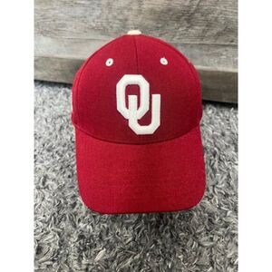Top Of The World Oklahoma Sooners Red Adjustable Hat A3